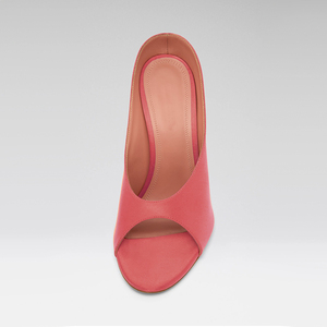 Sandales roses à talons aiguilles élégantes à bout ouvert pour femmes Chaussures en cuir de fête à la mode à lacets respirantes en <span class=keywords><strong>petit</strong></span> lot pour l'été - Product Image 3