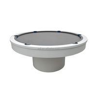 Table de billard ronde de luxe moderne S.Q.F 2025 en MDF de 1,6 m avec plateau de table à manger pour le snooker