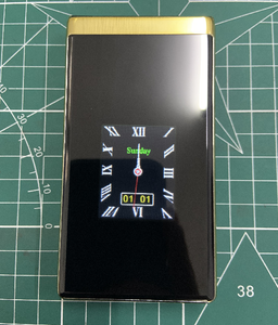 Téléphone <span class=keywords><strong>portable</strong></span> robuste à clapet HY M1 GSM 2G pour personnes âgées, double SIM, écran LED, 1800 mAh, antichoc, double écran, clavier russe - Product Image 6