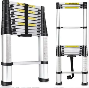 11 Steps Truck Safety Assured Aluminum Ladder Coordination Portable Folding Telescopic Ladder With En131-6 Certificate