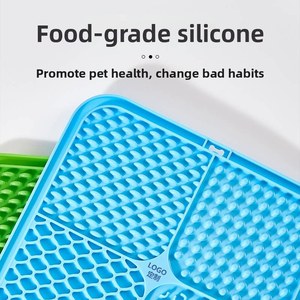 Moderna Alfombrilla Cuadrada de Silicona Ecológica para Lamer para Mascotas, Cuenco de Alimentación Lenta con Ventosa, Grado Alimenticio, Antideslizante - Product Image 3