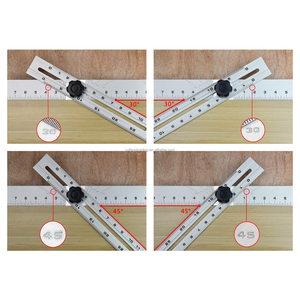 Règle en T en aluminium réglable de 24 pouces pour les mesures en pouces/CM, outil de mesure et de jauge - Product Image 3