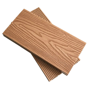 Hiện đại chống trượt không thấm nước chống cháy thân thiện với môi bảo trì thấp WPC <span class=keywords><strong>decking</strong></span> 3D Tường Bảng điều khiển ngoài trời bên ngoài nhà - Product Image 3