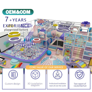 Centre de jeux pour enfants, équipement de jeux souples, équipement de terrain de jeux intérieur pour enfants avec toboggans et piscines à balles pour centres commerciaux - Product Image 3