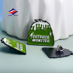 Longzhiyu 18 Năm Nhà Sản Xuất Tùy Chỉnh Mềm Men Kim Loại Phim Hoạt Hình Huy Hiệu Pin Tổ Chức Sự Kiện Logo Lưu Niệm Ve Áo Pin - Product Image 5