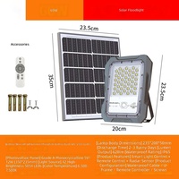 Nouveau type de lumière de surveillance solaire à LED, capteur radar mobile haute définition, puissance de 60W à 1500W, lampes d'extérieur pour cour.