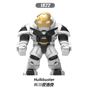 Super-héros de grande taille, Hulkbuster, machine de guerre partriote en fer, bloc de construction, figurine pour enfants, jouet intelligent à collectionner