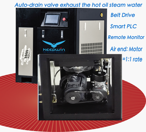 מחיר מפעל oem SLB-7.5 שלב אחד 7.5kw 10hp 8ht חגורת כונן מדחס אוויר בורג - Product Image 4