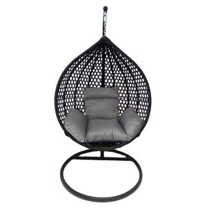 Chaise œuf surdimensionnée moderne pour patio extérieur mobilier autonome avec coussin pour chambre parc cour extérieur balançoires - Product Image 1