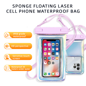 Bơi không thấm nước điện thoại di động Pouch với dây buộc IPX8 rõ ràng trường hợp điện thoại màn hình cảm ứng không thấm nước điện thoại di động khô túi - Product Image 5