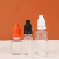 Mini flacons compte-gouttes transparents personnalisés en plastique pour liquides et potions – Emballage vide