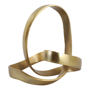Scultura Decorativa in Alluminio a Forma di Nodo, Ornamento Moderno per Casa, Ufficio, Bagno, Soggiorno, Arredamento Elegante - Product Image 2