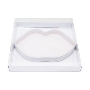 Boîte en carton pour charcuterie et friandises, en forme de lèvres, avec couvercle, pour la fête des mères et la Saint-Valentin - Product Image 2