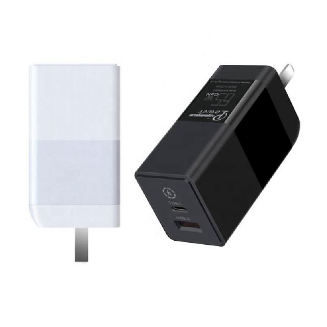 QC3.0 QC3.1 Laptop Charger Usb A Male And Type C Dual Port Us Plug Power Adapter PD 65W