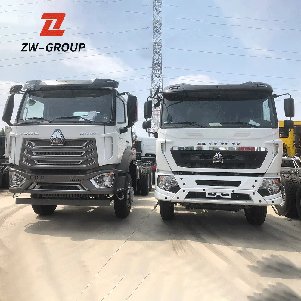 Nuovissimo HOHAN HOWO N H77L SINOTRUK 336hp 400HP trattore camion usato 6x4 per tanzania