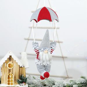 Noël Parachute Homme Ornement Parachutiste Père Noël Fenêtre Décoration Suspendue pour Arbre De Noël Décor - Product Image 3