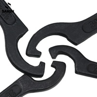 Clé à molette 22-72 mm pour réglage d'amortisseur de moto, clé à crochet de précharge, jeu d'outils universels