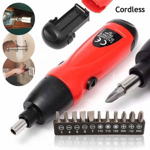 Destornillador eléctrico 6V batería destornillador inalámbrico taladro herramienta destornillador eléctrico Set + 11Pcs Bits Accesorios - Product Image 1