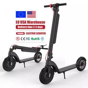 Best Selling Fastest 10 Inch Wheel City Off Road Mobility Scooter 350w Removable Battery Foldable Adult Electric Moped Scooter