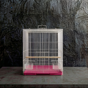 Easily assembled bird cage Factory direct bird cage Small medium <b>large</b> bird cage Folding bird metal cage - Product Image 3