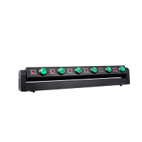 Projecteurs LED à tête mobile 6 yeux Laser RGBW avec contrôle DMX512 et indice de protection IP33 pour spectacles sur scène et en soirée