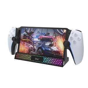 Consola de juegos PSP Estación de carga <span class=keywords><strong>PS5</strong></span> para <span class=keywords><strong>cargador</strong></span> portátil <span class=keywords><strong>PS5</strong></span> de mano con luz Rgb - Product Image 1