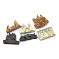 Magneti per Frigorifero Personalizzati con Monumenti Nazionali dell'Arabia Saudita in Stile 3D, Souvenir in Resina a Forma di Castello, Magneti Personalizzati per Frigorifero come Regali di Viaggio