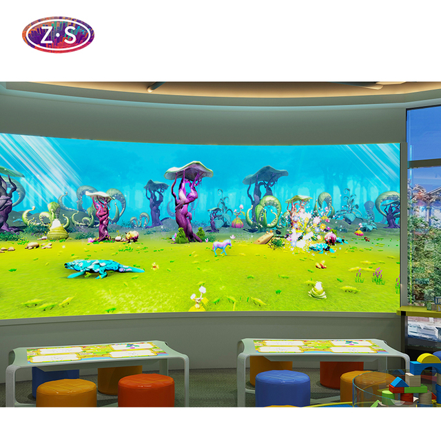 Wholesale Price Projection Solution AR Interactive Drawing Interactive Wall Projector Painting Games Touch Table for Kids