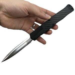 Navaja Plegable Personalizable para <span class=keywords><strong>Pastor</strong></span>, para Campamento, con Mango de Aluminio, Hoja de Fibra de Carbono D2, Estilo de Botón, para Caza, Supervivencia, Bricolaje - Product Image 4