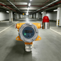 Détecteur de gaz fixe à capteur infrarouge NDIR avec affichage LED, détecteur de fuite de gaz H2, CO, CO2, HCL, analyseur de gaz pour hydrogène et dioxyde de carbone