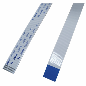 Cable FFC Tipo C Ul20706 de Paso de 1.0 mm y 10 Pines, Conductor de 0.1 mm, Ancho de 0.6 mm, Cumple con RoHS, Longitud de 500 mm, Mejor Conector FFC - Product Image 1