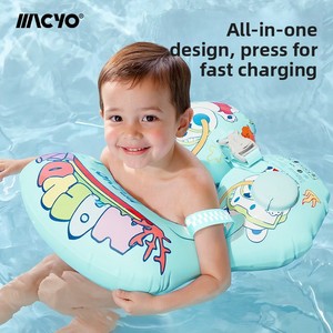 Bouée de natation gonflable épaissie anti-fuite <span class=keywords><strong>pour</strong></span> enfants de 3 à 6 ans, à utiliser allongés, <span class=keywords><strong>pour</strong></span> parc aquatique, transfrontalier - Product Image 3