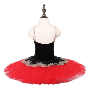 Tutu de ballet professionnel classique pour adultes et enfants, tutu plat blanc Lago des cygnes, costume de danse de ballerine pour filles et femmes - Product Image 3