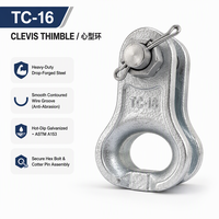 Sambungan Baja Tempa TC-16 Clevis Thimble untuk Perangkat Keras Saluran Transmisi Udara