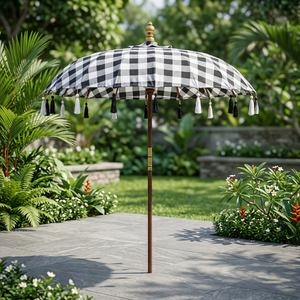 Parasol de jardin, mobilier d'extérieur balinais, parasols - Product Image 2