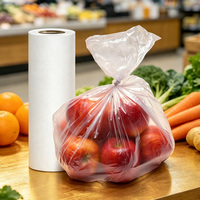 Fabrieks prijs op maat gemaakte voedselzakken rolfolie verpakking transparante plastic rol fruitzakken groenteverpakking zakken