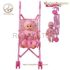 Nouvelles poupées reborn roses de 16 pouces, adorables et réalistes, pour bébés filles, cadeaux pour enfants - Product Image 5