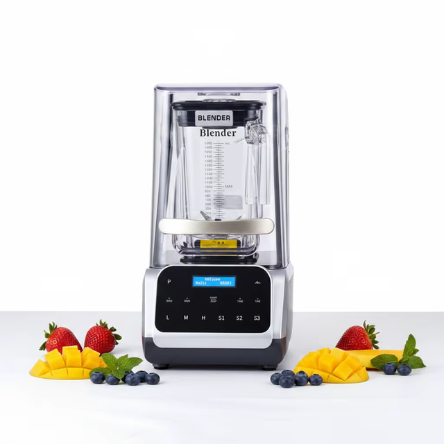 Commercial K69 2L Capacity Stainless Steel Blade Smoothies Machine CNC Touch Screen Panel Electric Milkshake Blender 9-Speed