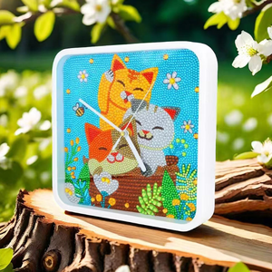 Horloge murale en diamant sur le thème de Noël 2026 de l'usine de Shenzhen, nouvelles peintures diamantées DIY, excellente idée cadeau - Product Image 5