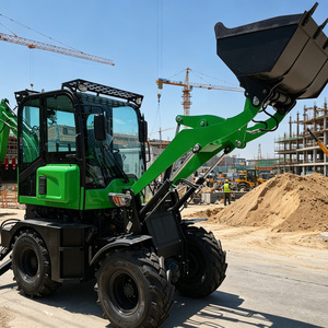 Mini-chargeuse-<span class=keywords><strong>pelleteuse</strong></span> de qualité supérieure avec conception à roues compactes pour l'excavation, le chargement et le nivellement des terrains étroits - Product Image 6