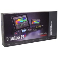 Égaliseur graphique numérique stéréo professionnel 2 canaux DriveRack PA2 pour studio, optimisation du son en direct, montage en rack