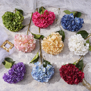 Craftsmanship <b>Artificial</b> <b>Hydrangea</b> <b>Flowers</b> Extra Large Silk Realistic Wedding Decorations - Product Image 1