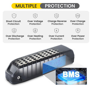 Batterie de remplacement pour vélo électrique 48V 10.4Ah 14Ah pour Vivi F26F H8, moteur 250W 500W 750W 1000W, pack de batterie Hailong - Product Image 3