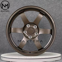 Rines de Aleación Maxtera Forged Custom Bronze TE37 SAGA S-Plus para BMW, Porsche, Audi, AMG, 370Z, GT-R, Mustang, Corvette, Supra