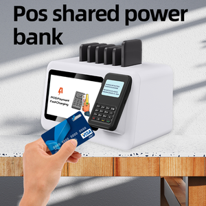 Station de location de batteries externes partagées intelligente à 6 emplacements <span class=keywords><strong>avec</strong></span> borne de recharge et paiement par <span class=keywords><strong>carte</strong></span> de crédit POS pour hôtels, bureaux et cafés - Product Image 5