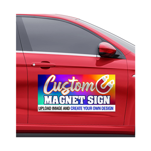 Wholesale Customizable Eco-friendly PVC Waterproof Reflective Funny Design Car Magnet Stickers UV/Digital Printing Custom Logo