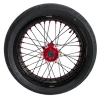 Ensemble de roues Supermoto pour moto électrique Surron Ultra Bee, pneus route avant 110/70-17 et arrière 140/60-17