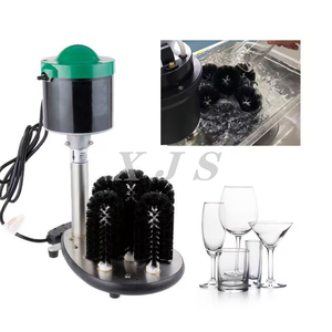 Lave-<span class=keywords><strong>verres</strong></span> électrique en acier inoxydable à 5 brosses <span class=keywords><strong>pour</strong></span> <span class=keywords><strong>bar</strong></span>, pub, restaurant, nettoyage des <span class=keywords><strong>verres</strong></span> - Product Image 2