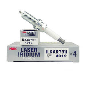 Bougie d'allumage Iridium-Platine NGK <span class=keywords><strong>4912</strong></span> d'origine (référence OE) ILKAR7B11 - Product Image 2