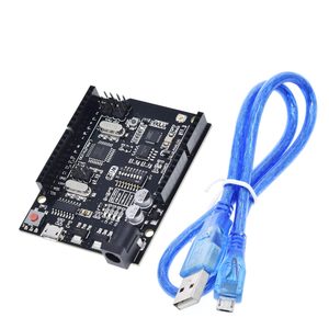 Pour + <span class=keywords><strong>WiFi</strong></span> ATmega328P + <span class=keywords><strong>ESP8266</strong></span> (mémoire 32 Mo) USB-TTL CH340G NodeMCU WeMos One nouveauté - Product Image 1